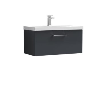 Arno Wall Mounted 1 Drawer Vanity Unit with Basin