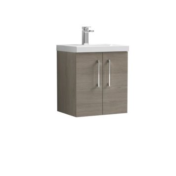 Arno Wall Mounted 2 Door Vanity Unit with Basin