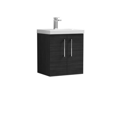 Arno Wall Mounted 2 Door Vanity Unit with Basin