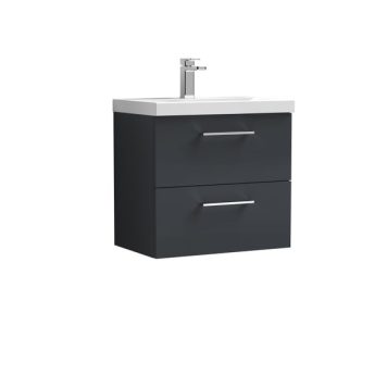 Arno Wall Mounted 2 Drawer Vanity Unit with Basin