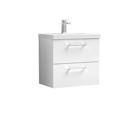 Arno Wall Mounted 2 Drawer Vanity Unit with Basin