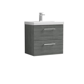 Arno Wall Mounted 2 Drawer Vanity Unit with Basin