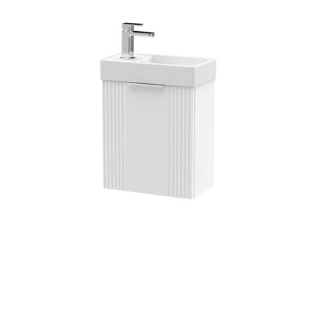 Deco Compact Wall Mounted Vanity Unit with Basin