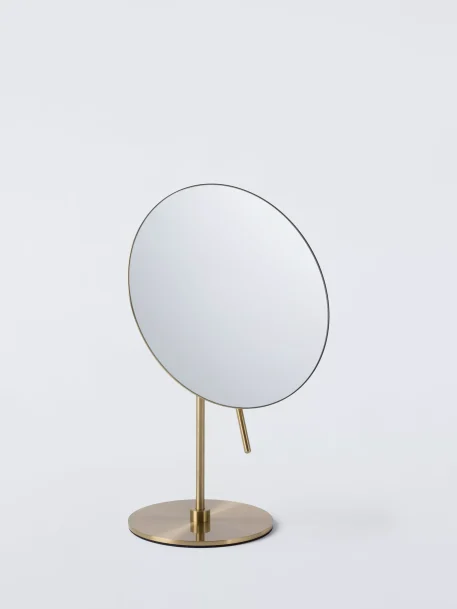 John Lewis Elegance Magnifying Mirror, Brushed Brass