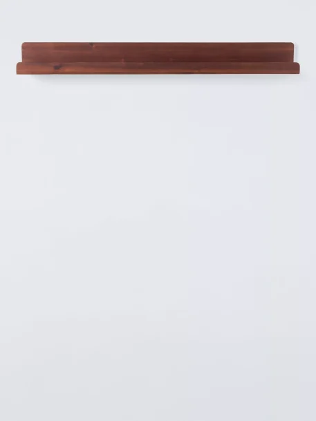 John Lewis Mid Century Acacia Wood Shelf, 91cm, Brown