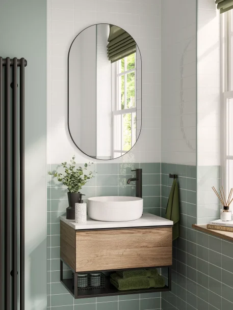 HiB Fusion Pill Bathroom Mirror