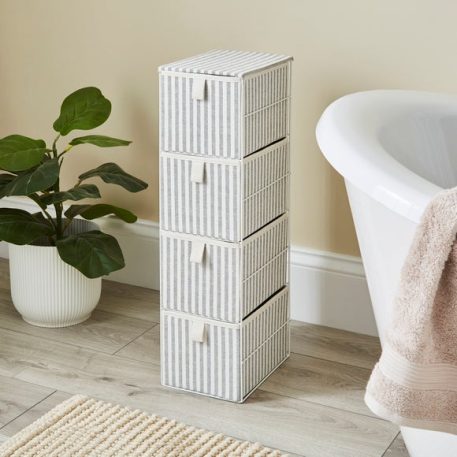 Coastal Stripe Storage Drawers