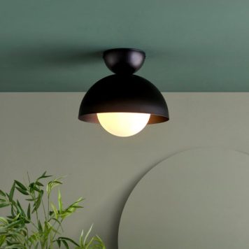 Lunebar Modern Bathroom Flush Ceiling Light