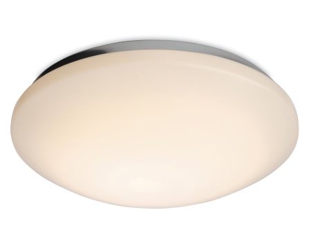 Firstlight 8341 Siena LED Flush Bathroom Ceiling Light with Chrome