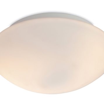 Firstlight 8343 Vento 2 Light Bathroom Ceiling Light with Opal Glass