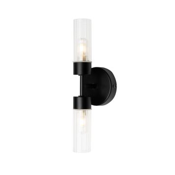 Mavis 2 Arm Bathroom Wall Light - Black