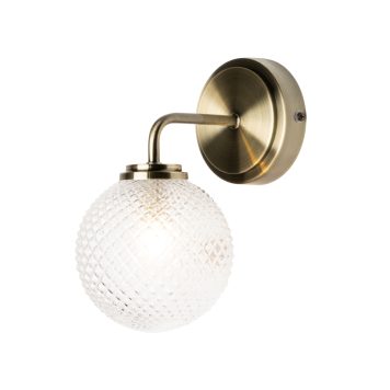 Merrilyn Bathroom Wall Light - Antique Brass