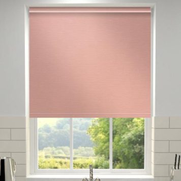 Primary Made to Measure Blackout Roller Blind Rose Dusky Rose