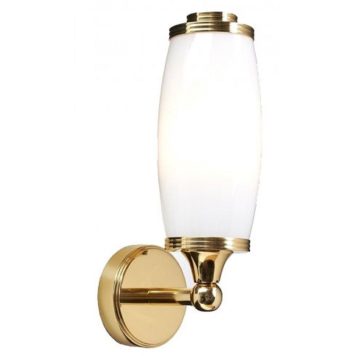 Elstead BATH/ELIOT1 PB Eliot 1 Light Bathroom Wall Light In Polished Brass