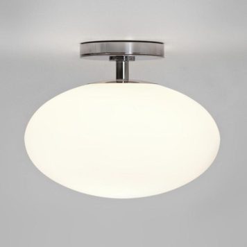Astro 1176001 Zeppo Square Bathroom Ceiling Light In Polished Chrome