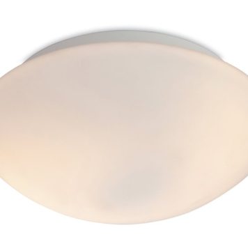Firstlight 8343 Vento 2 Light Bathroom Ceiling Light with Opal Glass