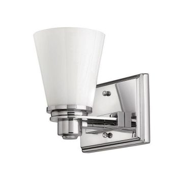 HK/AVON1 BATH Avon 1 Light Polished Chrome Bathroom Wall Light