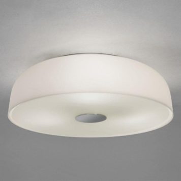 Astro 1328001 Syros 3 Light Flush Bathroom Ceiling Light in Polished Chrome